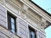 Наб. канала Грибоедова, д. 27. Бывший доходный дом. Художественное оформление фасада здания. Фото июль 2009 г.