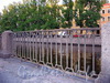 Ограда набережной канала Грибоедова в районе Коломенского моста. Фото август 2009 г.