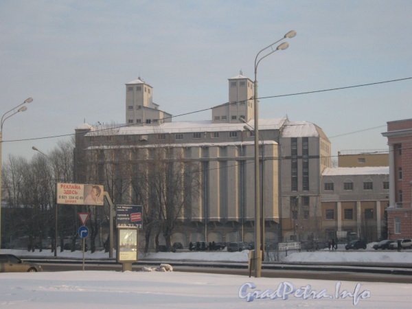 Наб. Обводного канала, дом. 14. Здание элеватора. Фото февраль 2012 г.