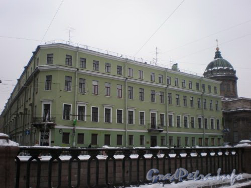 Наб. канала Грибоедова, д. 23. Фасад здания. Февраль 2009 г.
