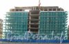 Синопская наб., дом 22. Строительство Бизнес Центра «SINOP». Вид со стороны Синопской набережной. Фото август 2012 года.