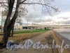 Перспектива Синопской набережной от реки Монастырки в сторону моста Александра Невского. Фото октябрь 2012 г.