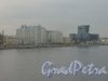 Малоохтинская набережная. Вид с Большеохтинского моста. Фото ноябрь 2011 г.
