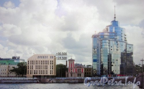 Пироговская наб., дом 7. Второй проект гостиницы «Aloft», после согласования с КГИОП.
