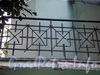 Наб. реки Мойки, д. 118. Решетка бокового балкона. Фото сентябрь 2009 г.