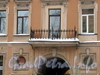 Ул. Рылеева, д. 5. Бывший доходный дом. Решетка балкона. Фото февраль 2010 г.