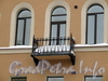 Ул. Рылеева, д. 7. Решетка балкона. Фото февраль 2010 г.