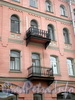 Наб. реки Фонтанки, д. 66. Доходный дом М. П. Кудрявцевой. Балконы. Фото март 2010 г.