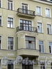3-я линия В.О., д. 34 (правая часть). Доходный дом М.С. Викторовой. Решетки балконов. Фото май 2010 г.