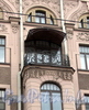 3-я линия В.О., д. 52. Балкон эркера левого корпуса. Фото май 2010 г.