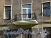 Малодетскосельский пр., д. 38. Решетка балкона. Фото май 2010 г.