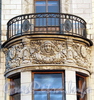 Английская наб., д. 54. Решетка балкона эркера. Фото июнь 2010 г.