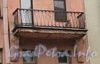 Константиновский пр., д. 22, лит. А. Решетка балкона. Фото сентябрь 2010 г.