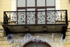 Наб. Кутузова, д. 10. Решетка балкона. Фото сентябрь 2010 г.