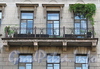 Рузовская ул., д. 9. Центральный балкон. Фото август 2010 г.