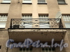 Петропавловская ул., д. 4 (правая часть). Решетка балкона. Фото октябрь 2010 г.