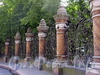 Ограда Михайловского сада со стороны канала Грибоедова. Фото август 2004 г.