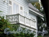 Наб. Малой Невки, д. 12, лит. А. Балкон западного фасада особняка. Фото сентябрь 2010 г.