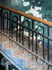 Ул. Блохина, д. 15. Фрагмент ограждения лестницы. Фото апрель 2011 г.