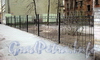 12-ая Красноармейская ул., д. 15. Ограда сквера. Фото апрель 2009 г.
