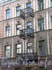 Рижский пр., д. 32. Решетки балконов. Фото июль 2009 г.