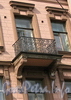 Большой пр., В.О., д. 35. Дом Е. Д. Калина. Решетка балкона. Фото август 2009 г.