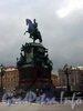 Памятник Николаю I на Исаакиевской площади. Фото июнь 2004 г.
