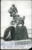 Памятник Петру I, спасающему тонущих моряков (был установлен на Адмиралтейской набережной). Старая открытка.