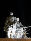 Монумент героическим защитникам Ленинграда. Скульптурная группа «Летчики». Фото 8 мая 2013 г.
