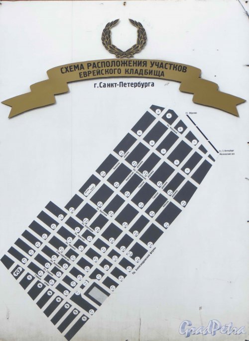 Еврейское кладбище. Общий план кладбища. Фото 2 мая 2013 года.