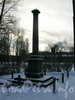 Молвинская колонна у Молвинского моста в парке Екатерингоф. Фото январь 2006 г.
