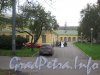 Парк «Кирьяново» и усадьба «Кирьяново». Вид с пр. Стачек. Фото 5 октября 2012 г.