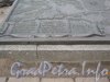 Южно-Приморский парк. Памятная плита-схема у центрального входа. Фрагмент. Фото 19 октября 2012 г.