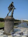 Верхний парк (Петергоф). Фонтан "Нептун". Статуя Аполлона Мусагета. Фото август 2010 г