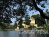 Колонистский парк (Петергоф). Ольгин пруд. Царский павильон со стороны пристани. Фото август 2010 г. 