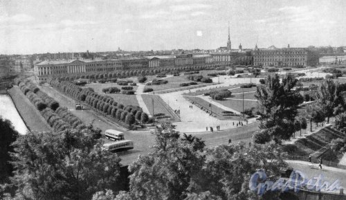 Панорама марсова поля. Фотоальбом «Ленинград», 1959 г.