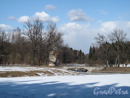 парк Павловский. Пиль Башня и Пильбашенный мост. Фото апрель 2012 г