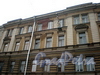 Манежный пер., д. 11. Фрагмент фасада здания. Фото март 2010 г.