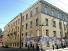 Конногвардейский пер., д. 1 / Конногвардейский бул., д. 6. Фасад по переулку и фрагмент фасада по бульвару. Фото июнь 2010 г.