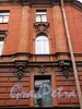 Соляной пер., д. 2. Фрагмент фасада. Фото сентябрь 2010 г.