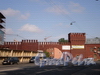 Художественно оформленные ворота на станцию Московская-товарная. Фото 2008 г.