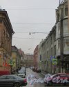 Перспектива Банковского переулка от Садовой улицы в сторону набережной канала Грибоедова. Фото 27 ноября 2013 г.