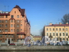 Перспектива Климова переулка от наб. реки Фонтанки в сторону ул. Лабутина. Апрель 2009 г.