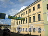 Волжский пер., д. 5. Фасад здания. Фото август 2009 г.