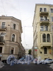 Перспектива Друскеникского переулка от Фурштатской улицы в сторону улицы Чайковского. Фото сентябрь 2009 г.