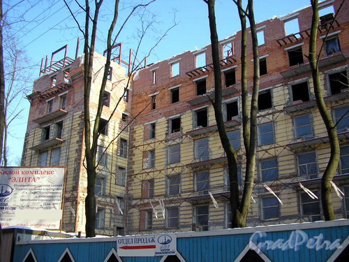 Яковлевский пер., дом 7, Реконструкция здания. Фото 2005 г.