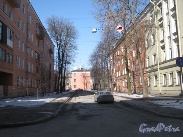 Перспектива Сивкова переулка от Балтийской ул. Фото март 2012 г.