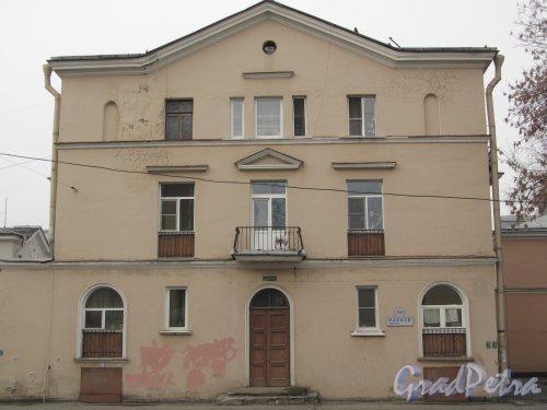 Майков пер., дом 5а, лит. А. Общий вид здания. Фото март 2012 г.
