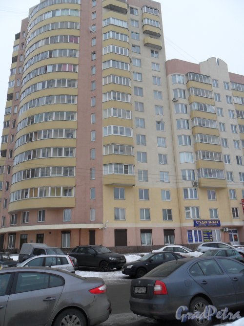 Учебный переулок, дом 8, корпус 3. Кирпично-монолитный дом. Фото февраль 2013 г.