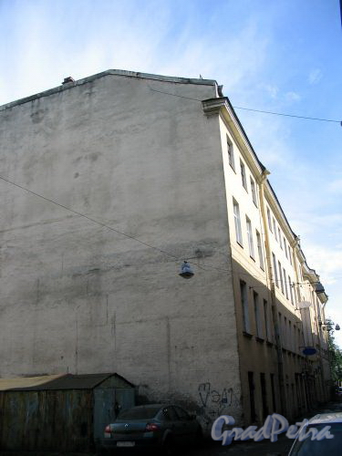 Волжский пер., д. 9. Общий вид здания. Фото август 2009 г.